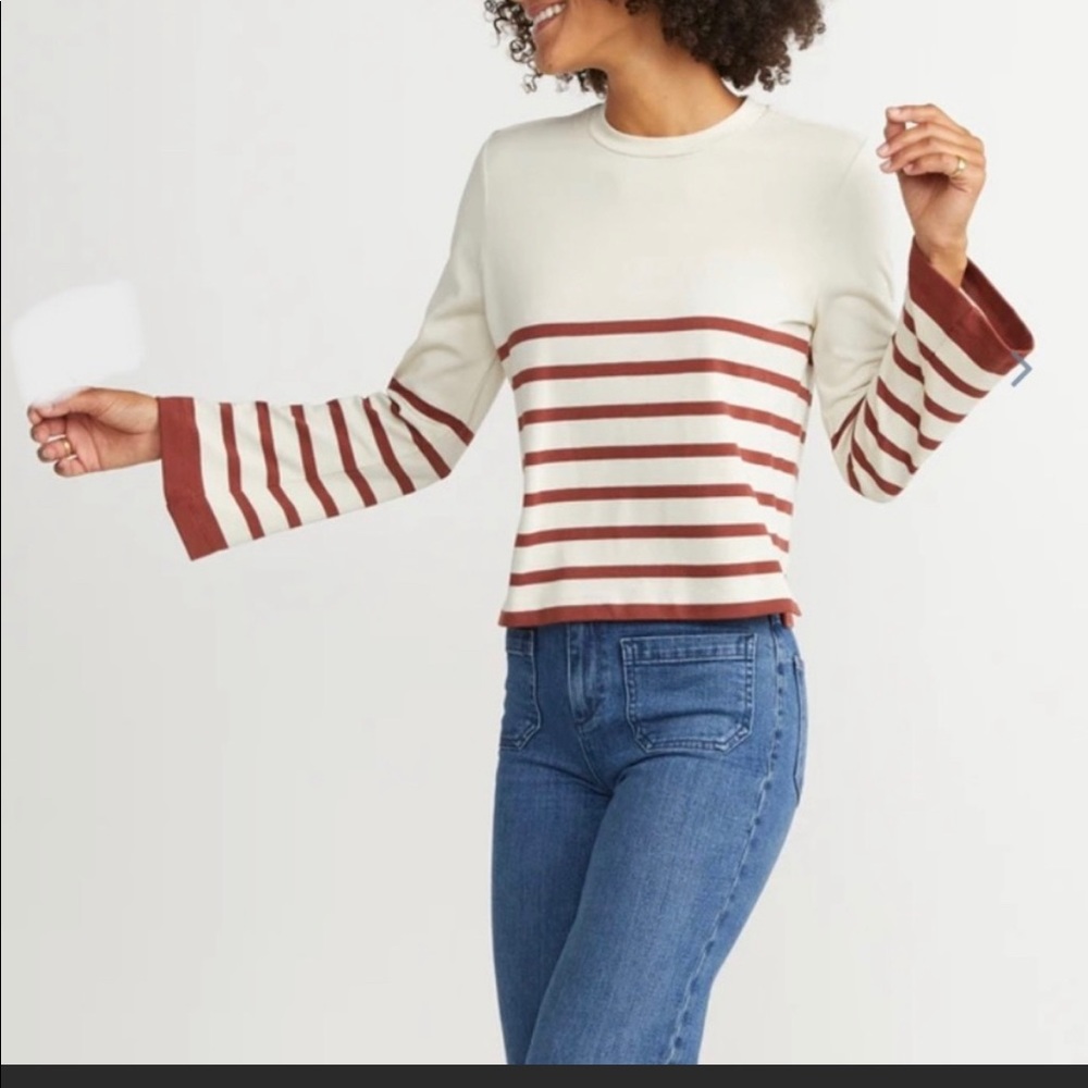 Marine Layer Suri Top, M, Bell Sleeves